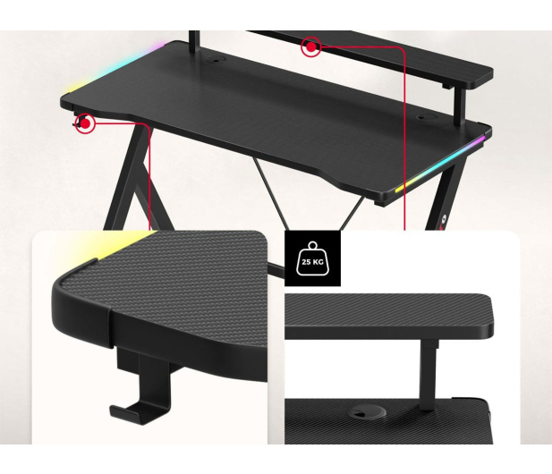 Huzaro Hero 1.9 RGB Black HZ-HERO 1.9 RGB BLACK - 1474951 - zdjęcie 7